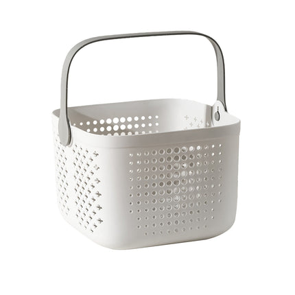 Xuniizn Plastic Shower Caddy Portable Bucket, Cleaning Shower Basket with Handle Compartments Storage Organizer for Bathroom Kitchen College Dorm Sink A.