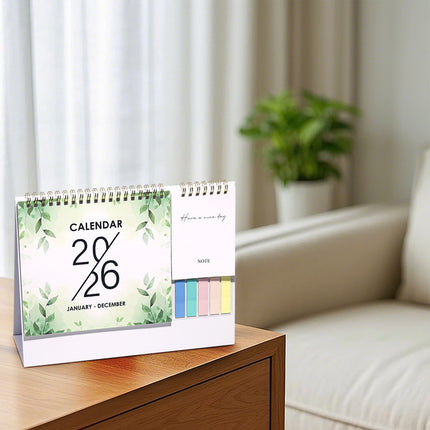 Dmlowu 2026 Desk Calendar - 8x10 inch Desk Calendar 2026-2027, 12 Months Desk Calendar Runs From January 2026 To December 2026, Exquisite Desk Calendar 2026 A.