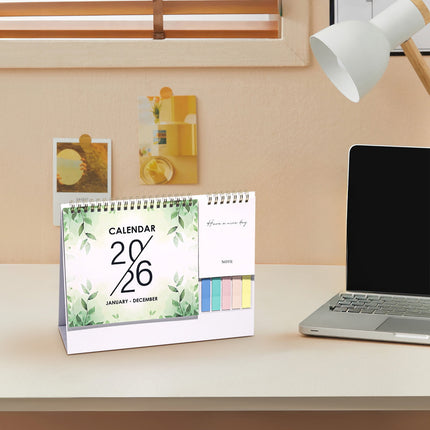 Dmlowu 2026 Desk Calendar - 8x10 inch Desk Calendar 2026-2027, 12 Months Desk Calendar Runs From January 2026 To December 2026, Exquisite Desk Calendar 2026 A.