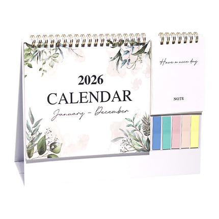 Dmlowu 2026 Desk Calendar - 8x10 inch Desk Calendar 2026-2027, 12 Months Desk Calendar Runs From January 2026 To December 2026, Exquisite Desk Calendar 2026 B.