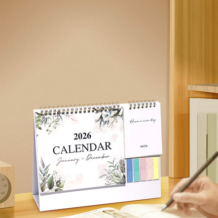 Dmlowu 2026 Desk Calendar - 8x10 inch Desk Calendar 2026-2027, 12 Months Desk Calendar Runs From January 2026 To December 2026, Exquisite Desk Calendar 2026 B.