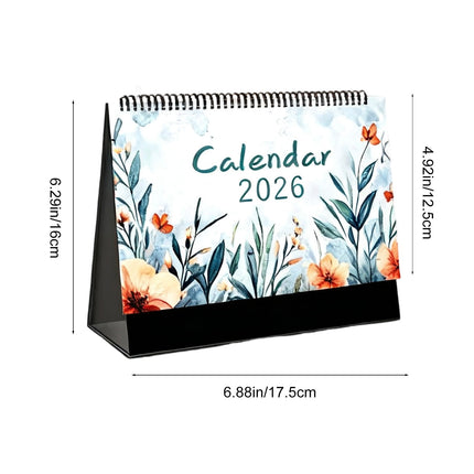 Dmlowu 2026 Desk Calendar - 8x10 inch Desk Calendar 2026-2027, 12 Months Desk Calendar Runs From January 2026 To December 2026, Exquisite Desk Calendar 2026 G.