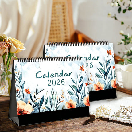Dmlowu 2026 Desk Calendar - 8x10 inch Desk Calendar 2026-2027, 12 Months Desk Calendar Runs From January 2026 To December 2026, Exquisite Desk Calendar 2026 G.