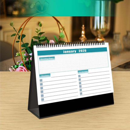 Dmlowu 2026 Desk Calendar - 8x10 inch Desk Calendar 2026-2027, 12 Months Desk Calendar Runs From January 2026 To December 2026, Exquisite Desk Calendar 2026 G.