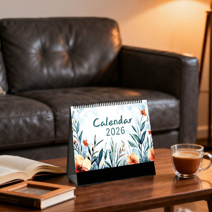 Dmlowu 2026 Desk Calendar - 8x10 inch Desk Calendar 2026-2027, 12 Months Desk Calendar Runs From January 2026 To December 2026, Exquisite Desk Calendar 2026 G.