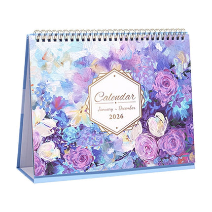 Dmlowu 2026 Desk Calendar - 8x10 inch Desk Calendar 2026-2027, 12 Months Desk Calendar Runs From January 2026 To December 2026, Exquisite Desk Calendar 2026 H.
