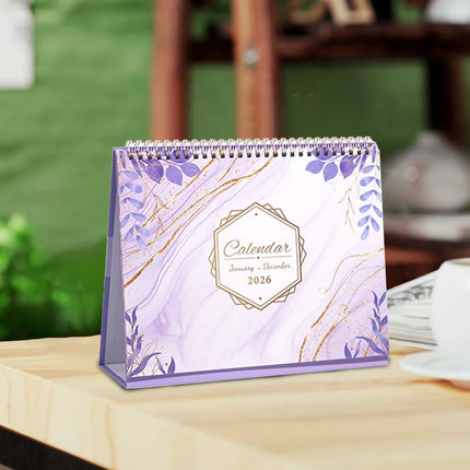 Dmlowu 2026 Desk Calendar - 8x10 inch Desk Calendar 2026-2027, 12 Months Desk Calendar Runs From January 2026 To December 2026, Exquisite Desk Calendar 2026 I.