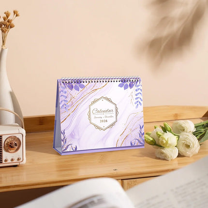 Dmlowu 2026 Desk Calendar - 8x10 inch Desk Calendar 2026-2027, 12 Months Desk Calendar Runs From January 2026 To December 2026, Exquisite Desk Calendar 2026 I.