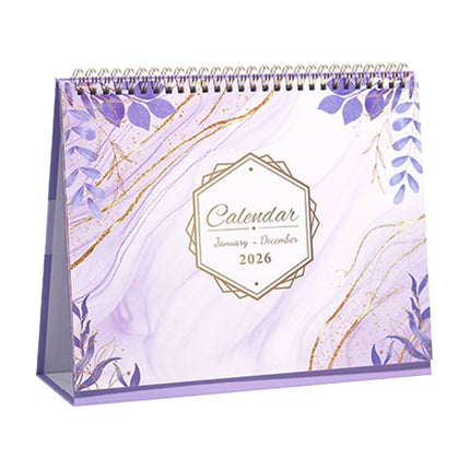 Dmlowu 2026 Desk Calendar - 8x10 inch Desk Calendar 2026-2027, 12 Months Desk Calendar Runs From January 2026 To December 2026, Exquisite Desk Calendar 2026 I.