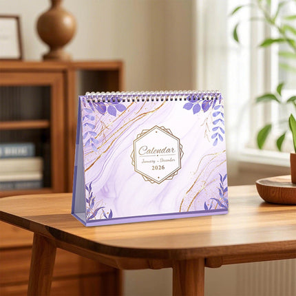 Dmlowu 2026 Desk Calendar - 8x10 inch Desk Calendar 2026-2027, 12 Months Desk Calendar Runs From January 2026 To December 2026, Exquisite Desk Calendar 2026 I.