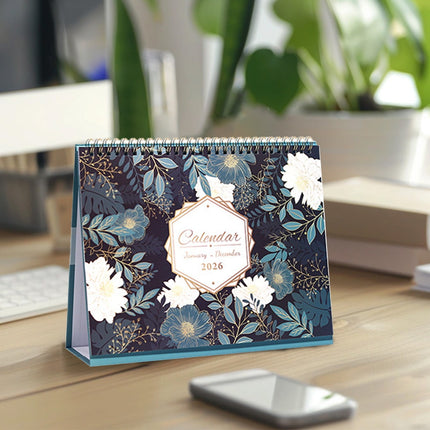 Dmlowu 2026 Desk Calendar - 8x10 inch Desk Calendar 2026-2027, 12 Months Desk Calendar Runs From January 2026 To December 2026, Exquisite Desk Calendar 2026 J.