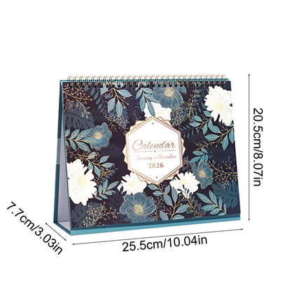 Dmlowu 2026 Desk Calendar - 8x10 inch Desk Calendar 2026-2027, 12 Months Desk Calendar Runs From January 2026 To December 2026, Exquisite Desk Calendar 2026 J.