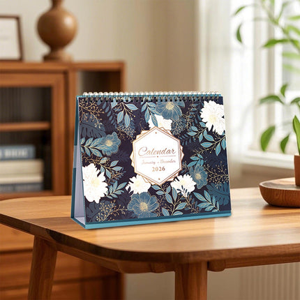 Dmlowu 2026 Desk Calendar - 8x10 inch Desk Calendar 2026-2027, 12 Months Desk Calendar Runs From January 2026 To December 2026, Exquisite Desk Calendar 2026 J.