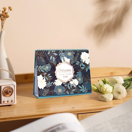 Dmlowu 2026 Desk Calendar - 8x10 inch Desk Calendar 2026-2027, 12 Months Desk Calendar Runs From January 2026 To December 2026, Exquisite Desk Calendar 2026 J.