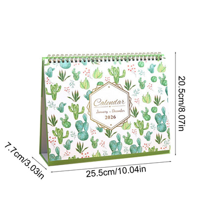 Dmlowu 2026 Desk Calendar - 8x10 inch Desk Calendar 2026-2027, 12 Months Desk Calendar Runs From January 2026 To December 2026, Exquisite Desk Calendar 2026 K.