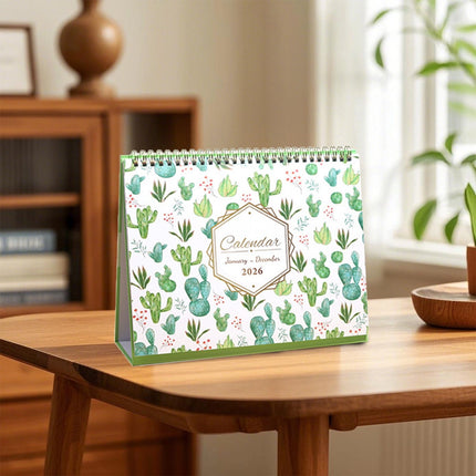 Dmlowu 2026 Desk Calendar - 8x10 inch Desk Calendar 2026-2027, 12 Months Desk Calendar Runs From January 2026 To December 2026, Exquisite Desk Calendar 2026 K.