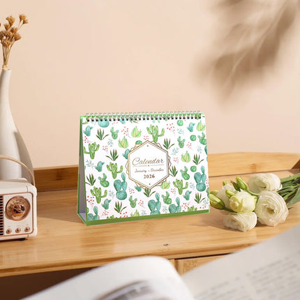 Dmlowu 2026 Desk Calendar - 8x10 inch Desk Calendar 2026-2027, 12 Months Desk Calendar Runs From January 2026 To December 2026, Exquisite Desk Calendar 2026 K.