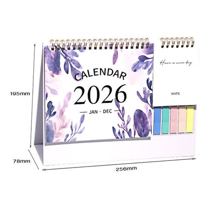 Dmlowu 2026 Desk Calendar - 8x10 inch Desk Calendar 2026-2027, 12 Months Desk Calendar Runs From January 2026 To December 2026, Exquisite Desk Calendar 2026 M.