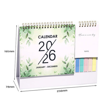 Dmlowu 2026 Desk Calendar - 8x10 inch Desk Calendar 2026-2027, 12 Months Desk Calendar Runs From January 2026 To December 2026, Exquisite Desk Calendar 2026 N.