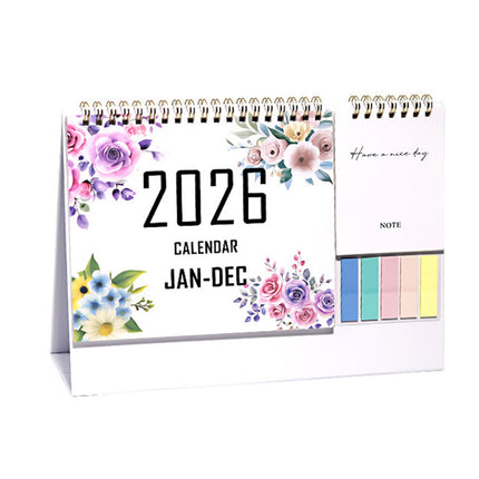 Dmlowu 2026 Desk Calendar - 8x10 inch Desk Calendar 2026-2027, 12 Months Desk Calendar Runs From January 2026 To December 2026, Exquisite Desk Calendar 2026 O.