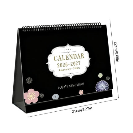 Dmlowu 2026 Desk Calendar - 8x10 inch Desk Calendar 2026-2027, 12 Months Desk Calendar Runs From January 2026 To December 2026, Exquisite Desk Calendar 2026 P.