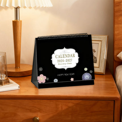 Dmlowu 2026 Desk Calendar - 8x10 inch Desk Calendar 2026-2027, 12 Months Desk Calendar Runs From January 2026 To December 2026, Exquisite Desk Calendar 2026 P.