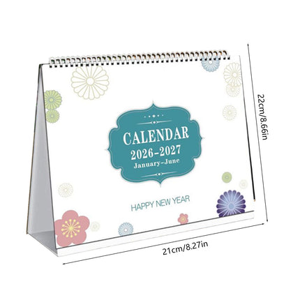 Dmlowu 2026 Desk Calendar - 8x10 inch Desk Calendar 2026-2027, 12 Months Desk Calendar Runs From January 2026 To December 2026, Exquisite Desk Calendar 2026 R.