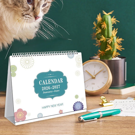 Dmlowu 2026 Desk Calendar - 8x10 inch Desk Calendar 2026-2027, 12 Months Desk Calendar Runs From January 2026 To December 2026, Exquisite Desk Calendar 2026 R.