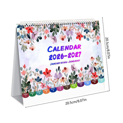 Dmlowu 2026 Desk Calendar - 8x10 inch Desk Calendar 2026-2027, 12 Months Desk Calendar Runs From January 2026 To December 2026, Exquisite Desk Calendar 2026 T.