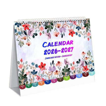 Dmlowu 2026 Desk Calendar - 8x10 inch Desk Calendar 2026-2027, 12 Months Desk Calendar Runs From January 2026 To December 2026, Exquisite Desk Calendar 2026 T.