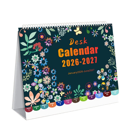 Dmlowu 2026 Desk Calendar - 8x10 inch Desk Calendar 2026-2027, 12 Months Desk Calendar Runs From January 2026 To December 2026, Exquisite Desk Calendar 2026 X.