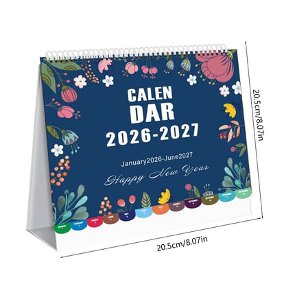 Dmlowu 2026 Desk Calendar - 8x10 inch Desk Calendar 2026-2027, 12 Months Desk Calendar Runs From January 2026 To December 2026, Exquisite Desk Calendar 2026 Y.