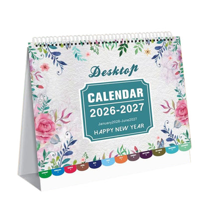 Dmlowu 2026 Desk Calendar - 8x10 inch Desk Calendar 2026-2027, 12 Months Desk Calendar Runs From January 2026 To December 2026, Exquisite Desk Calendar 2026 Z.