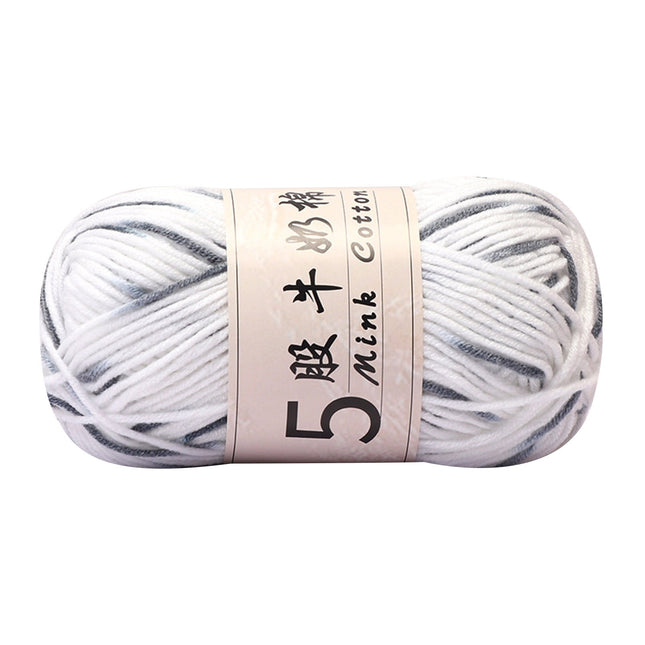 PALIFEUR Cotton Yarn Soft Cotton Yarn for Crocheting and Knitting, 1.76 oz/50g Multicolor Crochet yarn for Crafts Home Decorations DIY Toys Knit Clothes Yarn, ( 356 Yard) K.