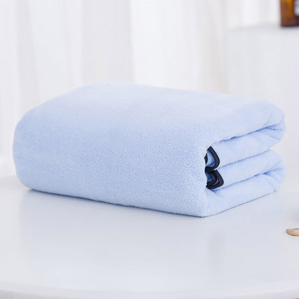 PALIFEUR Extra Large Bath Towels, Soft Highly Absorbent Bath Towels Microfiber Velvet Towels Lightweight Quick Drying Towels for Bathroom Beach, Spa, Shower, Hotel-27.5×55.1"-Gray A_#Blue.