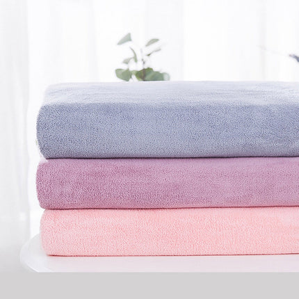 PALIFEUR Extra Large Bath Towels, Soft Highly Absorbent Bath Towels Microfiber Velvet Towels Lightweight Quick Drying Towels for Bathroom Beach, Spa, Shower, Hotel-27.5×55.1"-Gray A_#Pink.