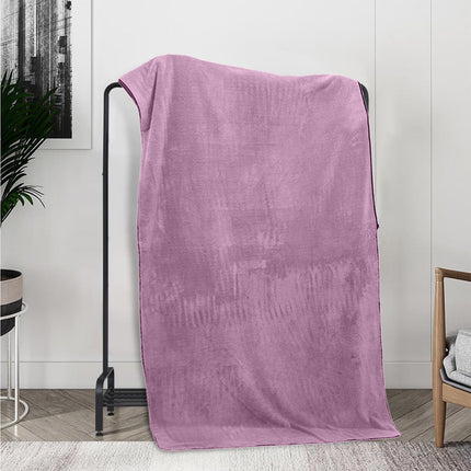 PALIFEUR Extra Large Bath Towels, Soft Highly Absorbent Bath Towels Microfiber Velvet Towels Lightweight Quick Drying Towels for Bathroom Beach, Spa, Shower, Hotel-27.5×55.1"-Gray A_#Purple.