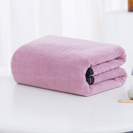 PALIFEUR Extra Large Bath Towels, Soft Highly Absorbent Bath Towels Microfiber Velvet Towels Lightweight Quick Drying Towels for Bathroom Beach, Spa, Shower, Hotel-27.5×55.1"-Gray A_#Purple.