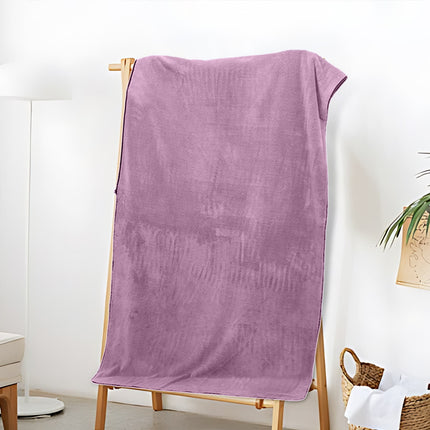 PALIFEUR Extra Large Bath Towels, Soft Highly Absorbent Bath Towels Microfiber Velvet Towels Lightweight Quick Drying Towels for Bathroom Beach, Spa, Shower, Hotel-27.5×55.1"-Gray A_#Purple.