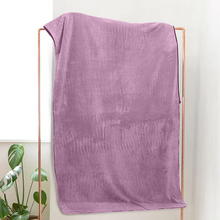 PALIFEUR Extra Large Bath Towels, Soft Highly Absorbent Bath Towels Microfiber Velvet Towels Lightweight Quick Drying Towels for Bathroom Beach, Spa, Shower, Hotel-27.5×55.1"-Gray A_#Purple.
