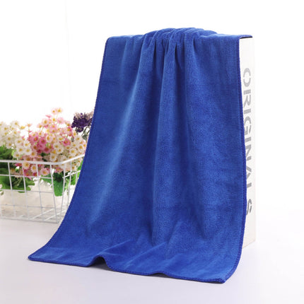 PALIFEUR Microfiber Towel 29.5x13.8", 2 PACK Soft Lightweight Bath Towels Quick-Drying Towels Highly Absorbent Wash Cloths, Towels for Bathroom, Body, Gym, Shower, Hotel(White) A_#Blue【2pcs】.