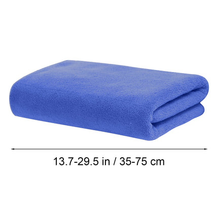 PALIFEUR Microfiber Towel 29.5x13.8", 2 PACK Soft Lightweight Bath Towels Quick-Drying Towels Highly Absorbent Wash Cloths, Towels for Bathroom, Body, Gym, Shower, Hotel(White) A_#Blue【2pcs】.