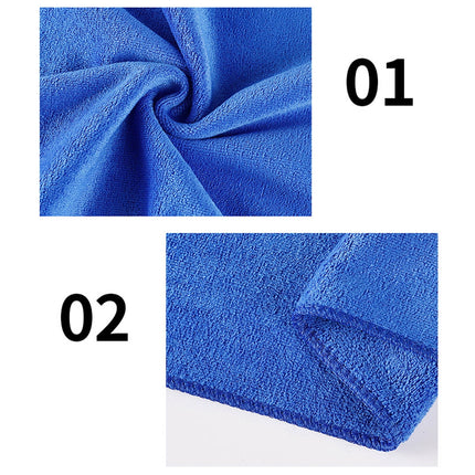 PALIFEUR Microfiber Towel 29.5x13.8", 2 PACK Soft Lightweight Bath Towels Quick-Drying Towels Highly Absorbent Wash Cloths, Towels for Bathroom, Body, Gym, Shower, Hotel(White) A_#Blue【2pcs】.