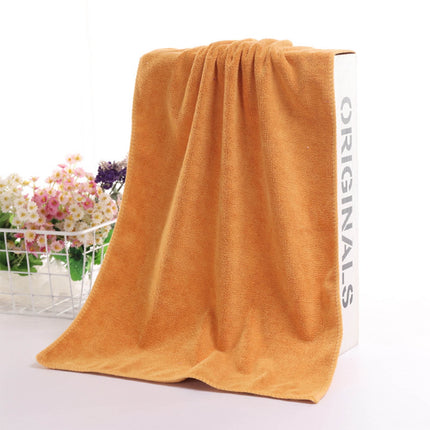 PALIFEUR Microfiber Towel 29.5x13.8", 2 PACK Soft Lightweight Bath Towels Quick-Drying Towels Highly Absorbent Wash Cloths, Towels for Bathroom, Body, Gym, Shower, Hotel(White) A_#Gold【2pcs】.