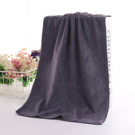 PALIFEUR Microfiber Towel 29.5x13.8", 2 PACK Soft Lightweight Bath Towels Quick-Drying Towels Highly Absorbent Wash Cloths, Towels for Bathroom, Body, Gym, Shower, Hotel(White) A_#Gray【2pcs】.