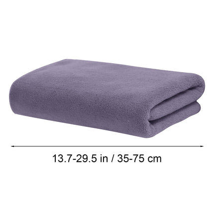 PALIFEUR Microfiber Towel 29.5x13.8", 2 PACK Soft Lightweight Bath Towels Quick-Drying Towels Highly Absorbent Wash Cloths, Towels for Bathroom, Body, Gym, Shower, Hotel(White) A_#Gray【2pcs】.