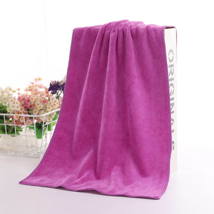 PALIFEUR Microfiber Towel 29.5x13.8", 2 PACK Soft Lightweight Bath Towels Quick-Drying Towels Highly Absorbent Wash Cloths, Towels for Bathroom, Body, Gym, Shower, Hotel(White) A_#Hot Pink【2pcs】.