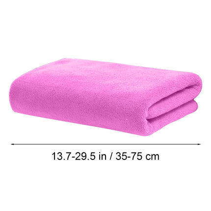 PALIFEUR Microfiber Towel 29.5x13.8", 2 PACK Soft Lightweight Bath Towels Quick-Drying Towels Highly Absorbent Wash Cloths, Towels for Bathroom, Body, Gym, Shower, Hotel(White) A_#Hot Pink【2pcs】.