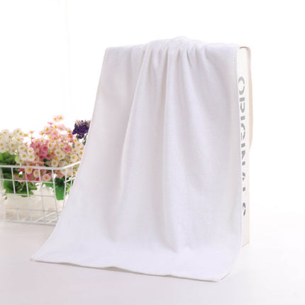 PALIFEUR Microfiber Towel 29.5x13.8", 2 PACK Soft Lightweight Bath Towels Quick-Drying Towels Highly Absorbent Wash Cloths, Towels for Bathroom, Body, Gym, Shower, Hotel(White) A_#White【2pcs】.