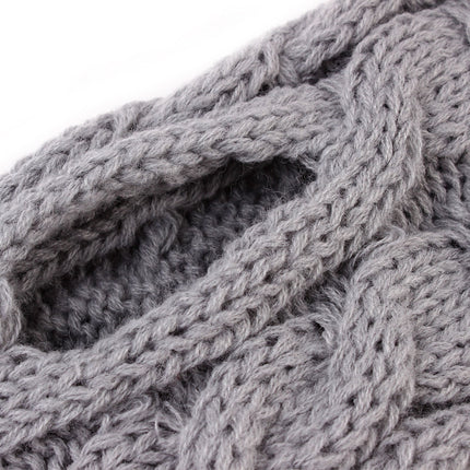 Xuniizn Dog Sweater for Small Medium Dogs, Warm Comfortable Winter Pet Clothes, Cute Knitted Sleeveless Pet Sweaters for Puppies, Cats, Dog Apparel & Accessories S Gray.